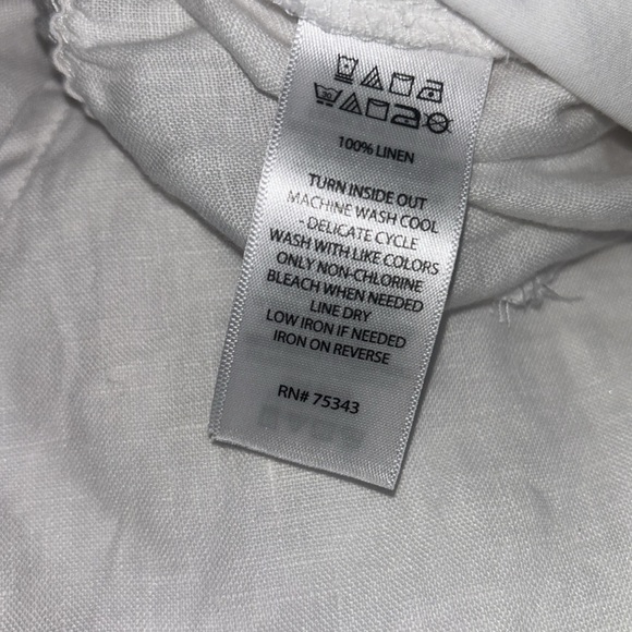 Tahari 100% Linen Pull On Shorts size 2X - Picture 7 of 7